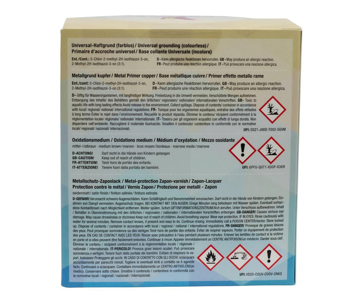 CREARTEC - Rost-Effekt-Set - Starter Set - zum Dekorieren von Gegenständen mit einer oxidierten Eise