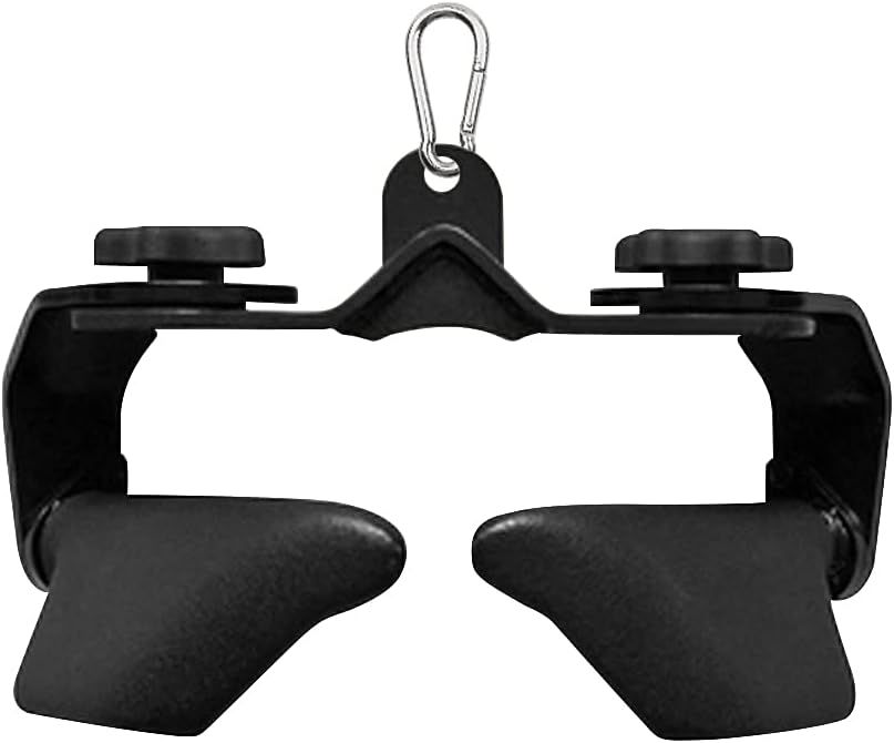 Rudergriff LAT Pull-Down-Aufsatz, Drehbar Fitnessturm Kabelzug Kabelzuggriff Fitness-Greifer für Gew
