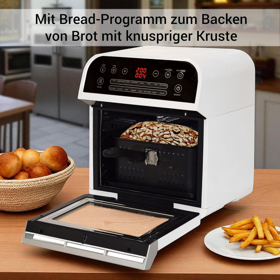 Syntrox 12 in 1 Multifunktionskocher Bolabus mit Touch Screen, gesundes Frittieren, Heissluftgarer,