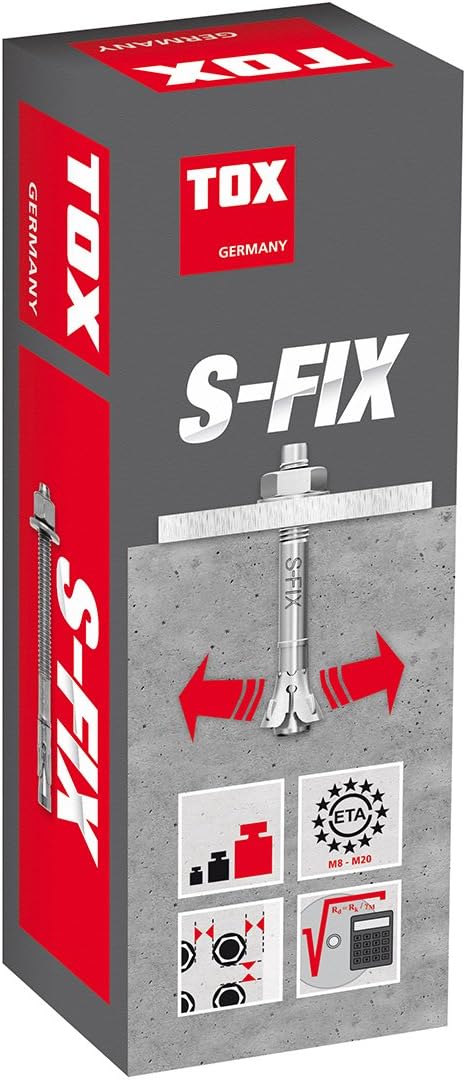 TOX Bolzenanker S-Fix Pro 1, 8 x 70 mm, 100 Stück, 04010161