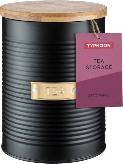 Typhoon - OTTO Kollektion Vorratsbehälter Tee, schwarz, 1,4 Liter Teedose, Teedose