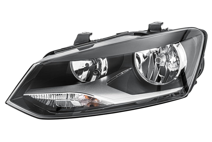 HELLA 1EE 247 051-011 Halogen-Hauptscheinwerfer - links - für u.a. VW Polo (6R1, 6C1), Links