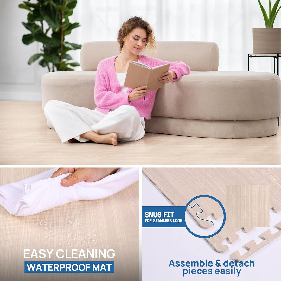 Yes4All 30x30 cm bis zu 3.3 m² Set 12/16/36 Eva Matten Schutzmatten Bodenschutz Bodenfliesen Sportma