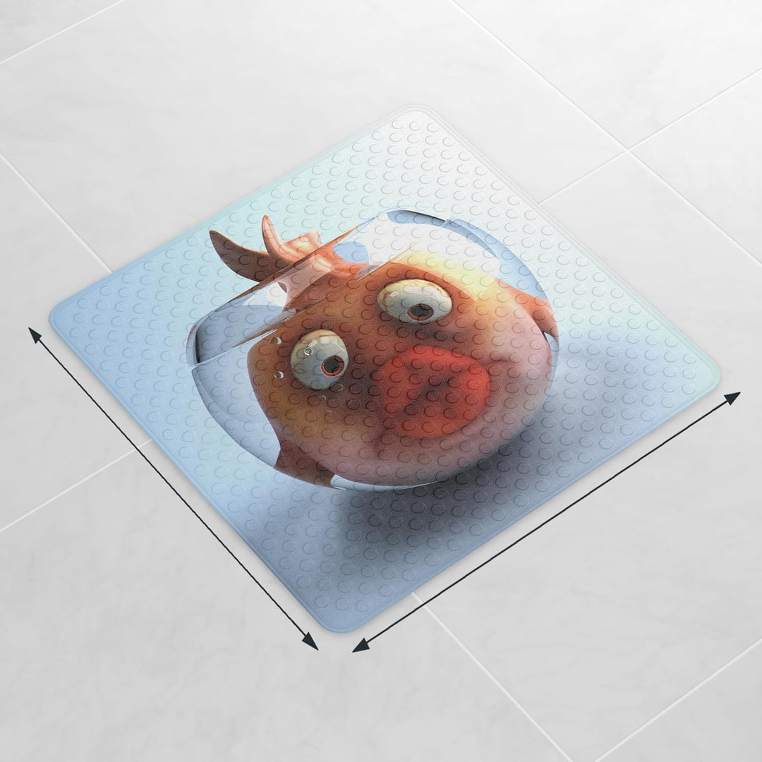Sanilo Badematte 53 x 53 cm, rutschfeste Duschmatte für Dusche und Badewanne, Antirutschmatte maschi