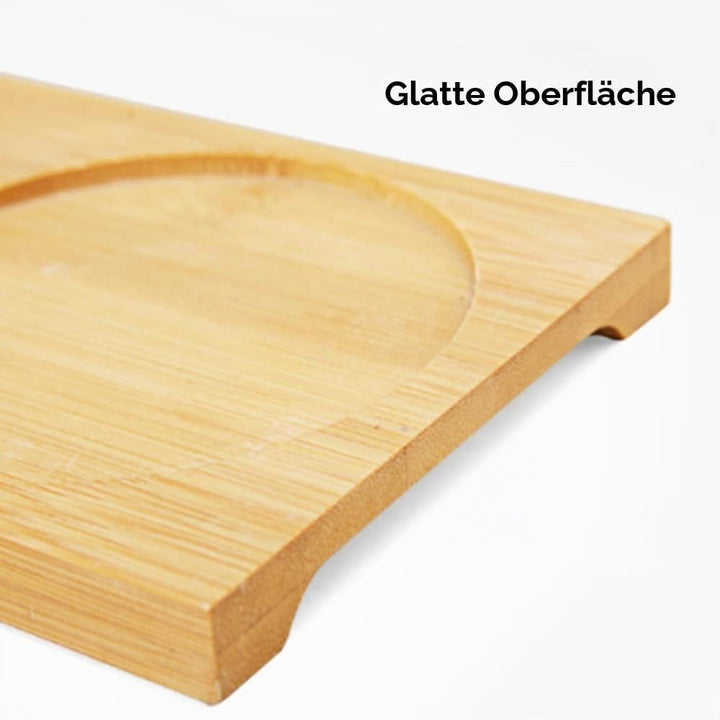 Keramik Gewürzdosen Set, Keramik Gewürzgläser mit Löffeln und Bambusdeckeln, Gewürzbehälter für Tee,