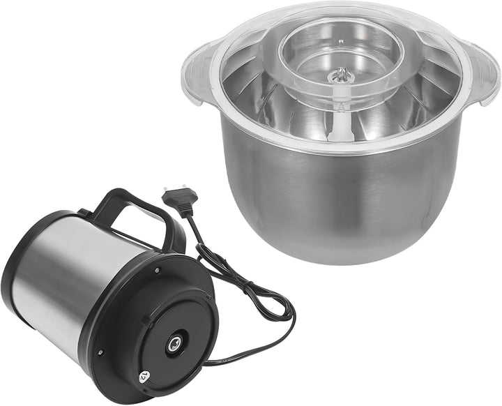 5L Fleischwölfe Zerkleinerer Elektrisch Mini, 800W 3 Geschwindigkeitsstufen, Häcksler mit 4-Edelstah