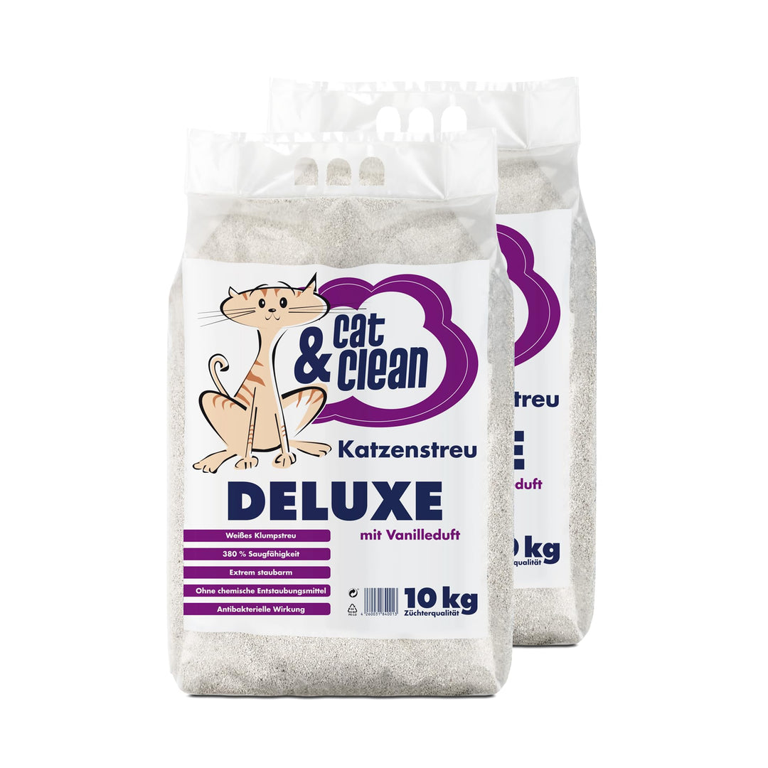 Cat & Clean Katzenstreu Der Extraklasse Klumpendes Einstreu Extrem Saugfähig Naturprodukt Aus Benton