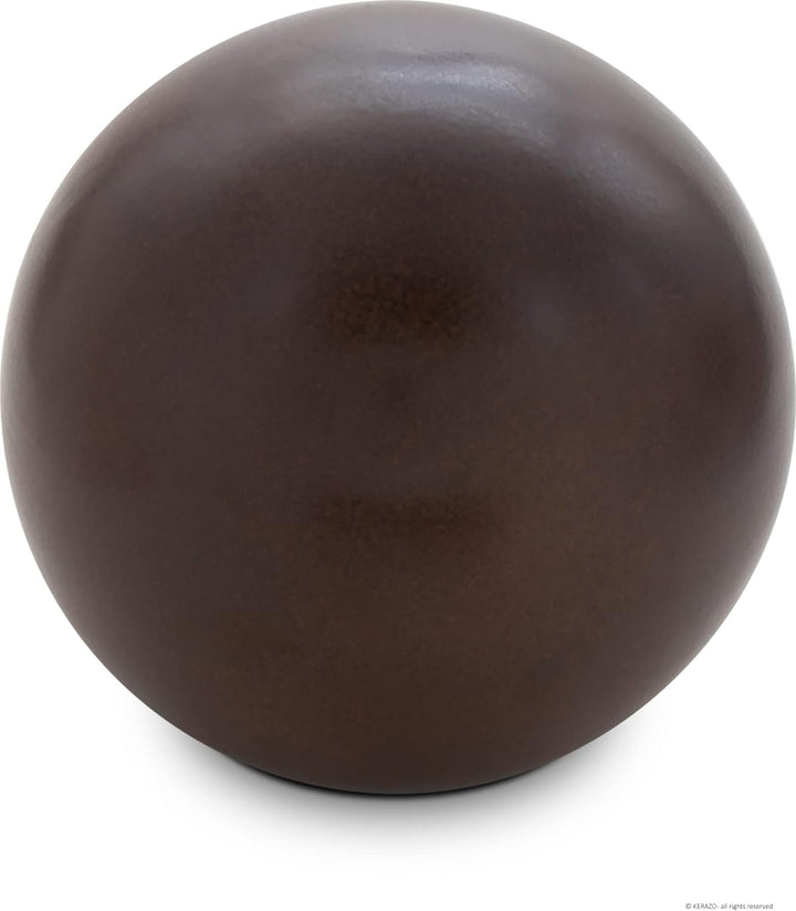 Keramik Kugel 20 cm Gartenkugel Dekokugel Gartenfigur Dekoration aus frostfester, witterungsbeständi