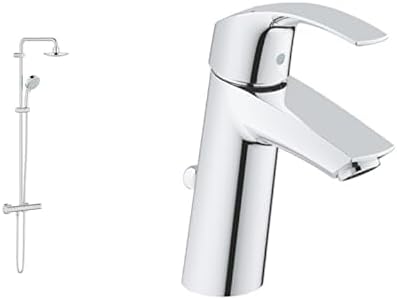GROHE Tempesta Cosmopolitan System 160 | Brause- & Duschsystem - mit Thermostatbatterie & Eurosmart