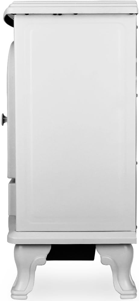 Elektrokamin Elektrischer Kamin mit Heizung LED Kaminfeuer Effekt Heizer Ofen 2000W 60 x 28 x 50cm w