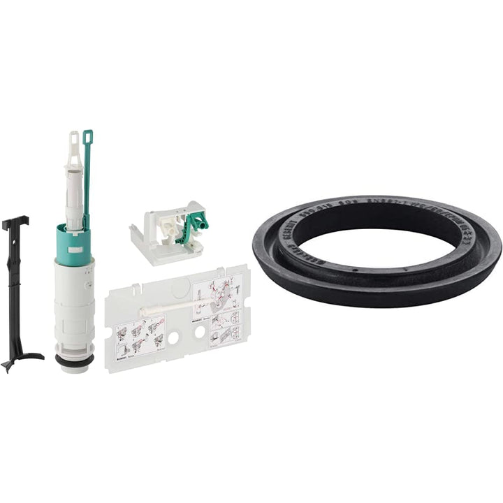 Geberit 240515001 &amp; 240.282.00.1 Bassindichtung für UP Spülkasten, Aussen 70mm x Höhe 9mm x Breite 1