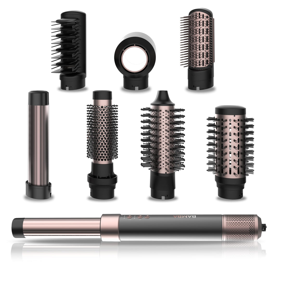 Cecotec Multifunktionaler Luft-Haartrockner, Styler und Glätter mit 8 Aufsätzen CeramicCare AirGliss