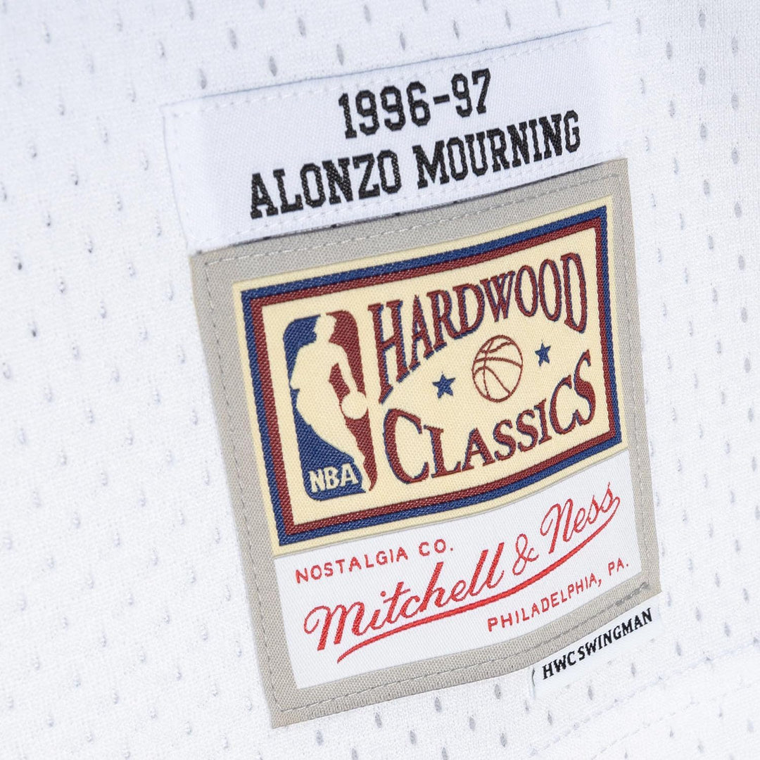 Mitchell & Ness NBA Swingman Jersey M. Heat - A. Mourning S Weiss, S Weiss
