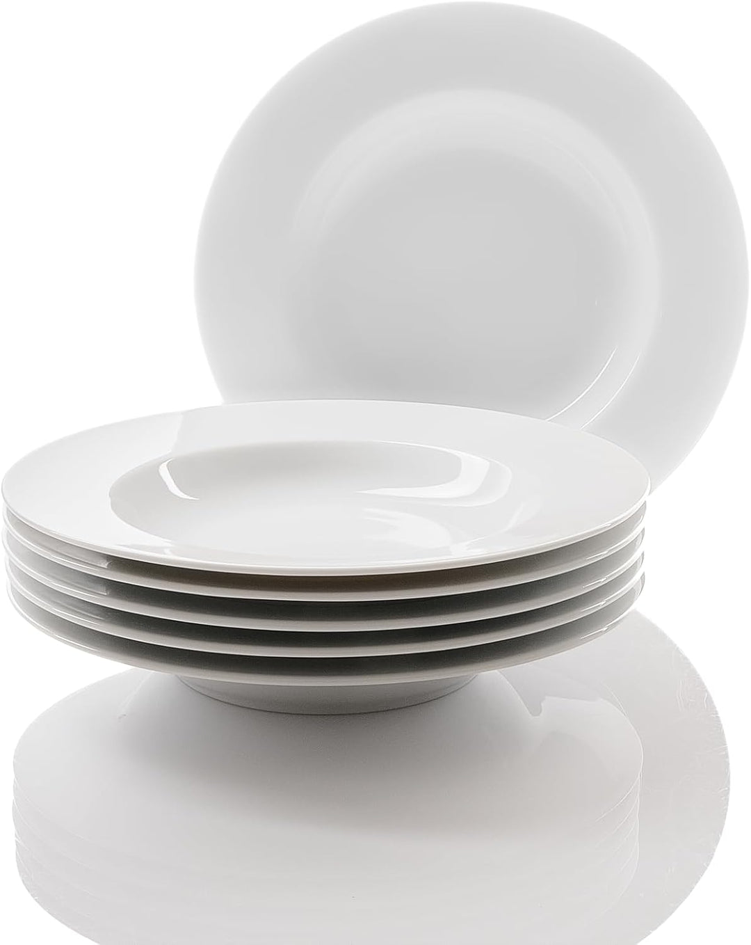 Retsch Arzberg Heike Weiss Suppenteller 23cm, Set 6-teilig/Porzellan/uni weiss, rund