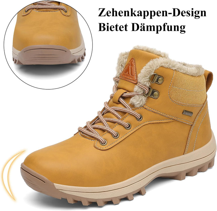 PASTAZA Warme Winterschuhe Herren Damen Winterstiefel Outdoor Winterboots Gefüttert Schneestiefel 37