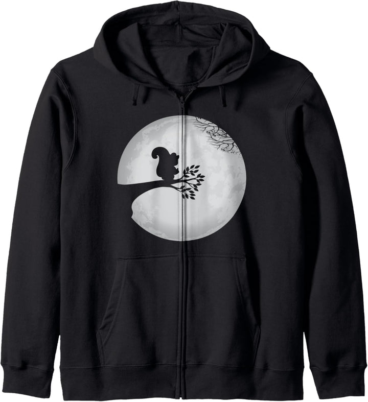 Eichhörnchen Vollmond Heil Reh Hunter Weidmannsheil Hunt Kapuzenjacke