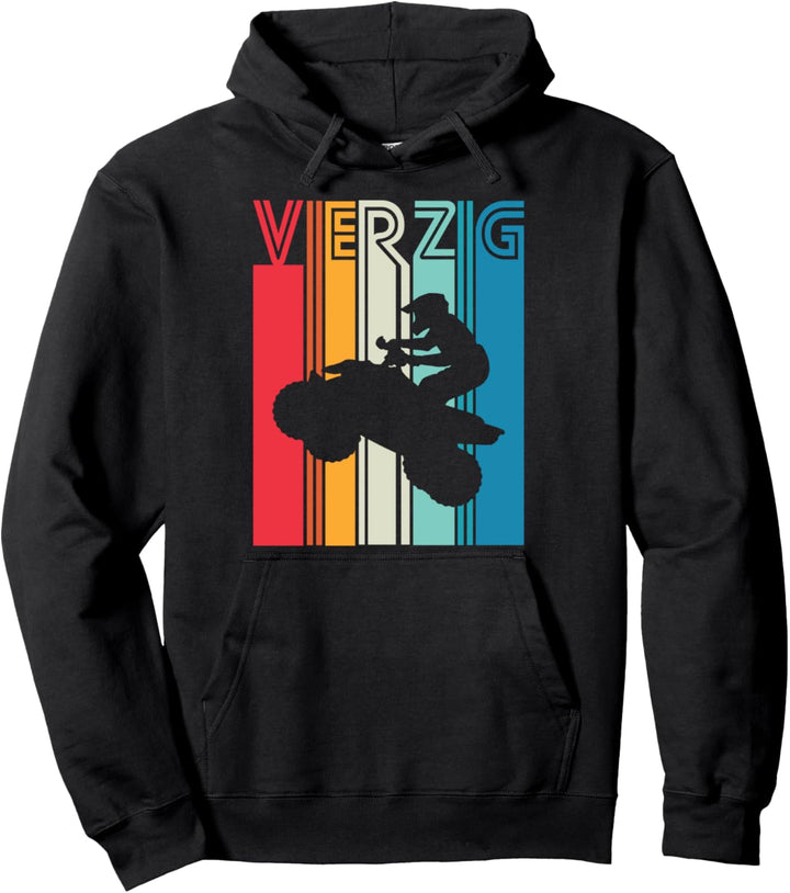 40. Geburtstag Retro Quad Fahrer ATV 4x4 Mann Geschenk Pullover Hoodie