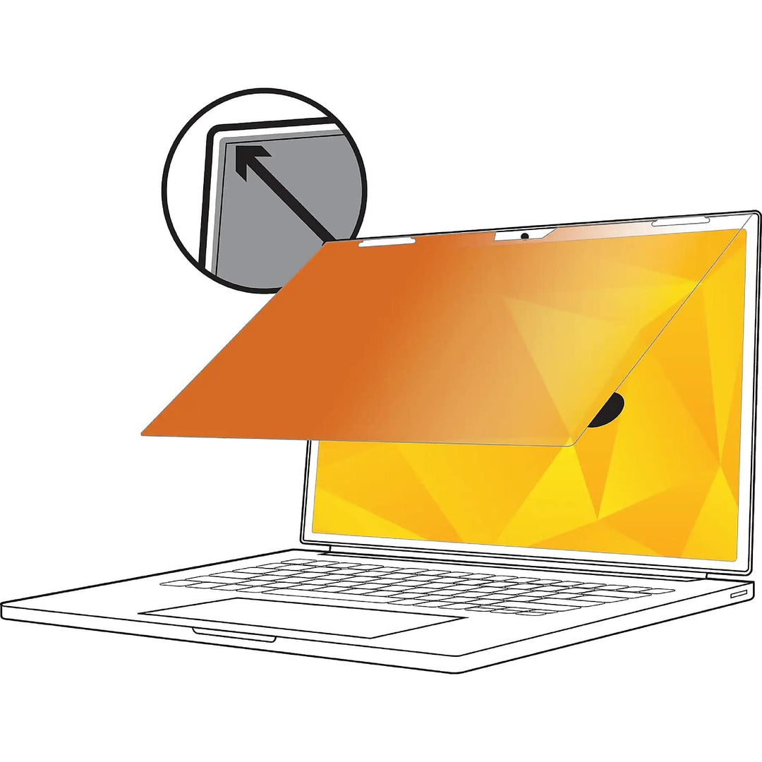 3M GPF14.0W Blickschutzfilter Gold für Laptop 35,6 cm Weit (entspricht 14.0"W) 16:9, 35,6 cm