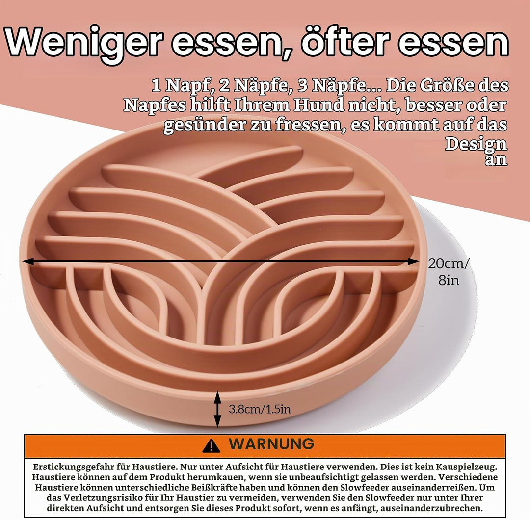 OHMO Anti Schling Napf Hund (Baum des Lebens), Antischlingnapf Hunde für Katzen Welpen, gesundes Fre