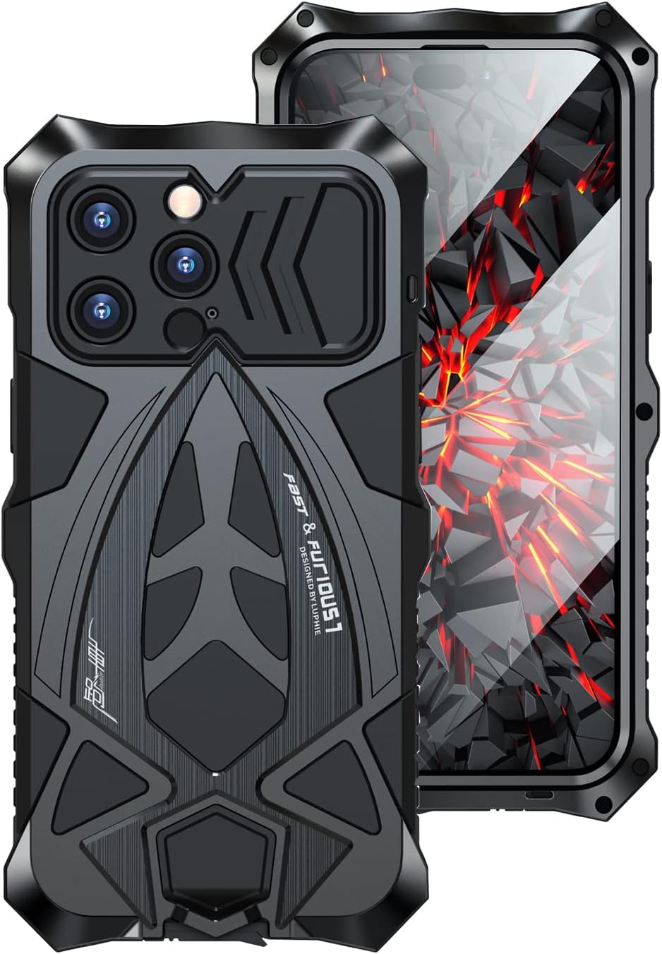CeeEee iPhone 14 Pro Max Hülle 2022 360 Grad Outdoor Schutzhülle Case für iPhone 14 Promax Integrier