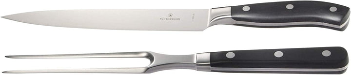 Victorinox, Grand Maître, Profi Tranchier-Set, 2-teilig, Extra Scharfe Klinge, 20 cm, Robuster Kunst