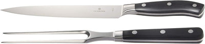 Victorinox, Grand Maître, Profi Tranchier-Set, 2-teilig, Extra Scharfe Klinge, 20 cm, Robuster Kunst