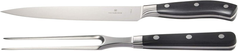 Victorinox, Grand Maître, Profi Tranchier-Set, 2-teilig, Extra Scharfe Klinge, 20 cm, Robuster Kunst