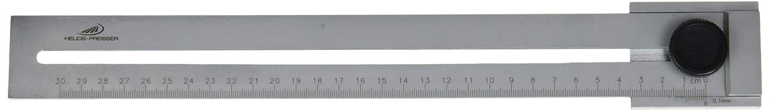 Helios-Preisser Flaches Streichmass mit gehärteter Anreisskante, 300 mm, 0321303, 300 mm