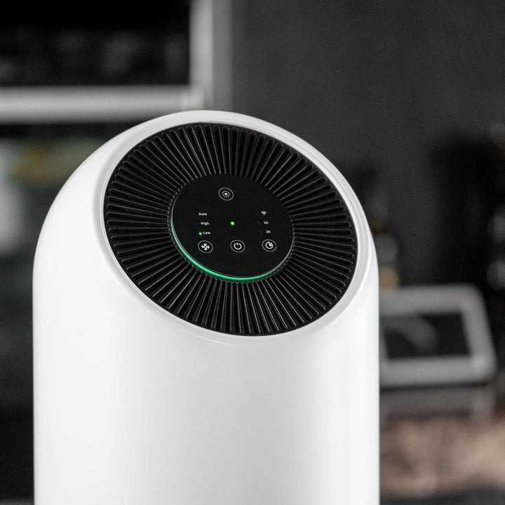 Hombli Smart Air Purifier mit 3 Lagen-Filterung, HEPA 13, Luftreiniger, ultraleise, App-, Sprachsteu