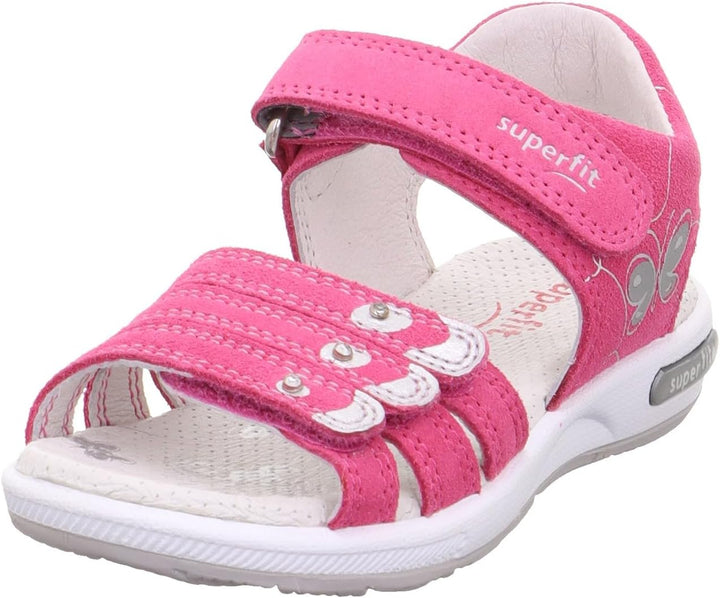 Superfit Mädchen Emily Sandale 28 EU Pink Silber 5510, 28 EU Pink Silber 5510