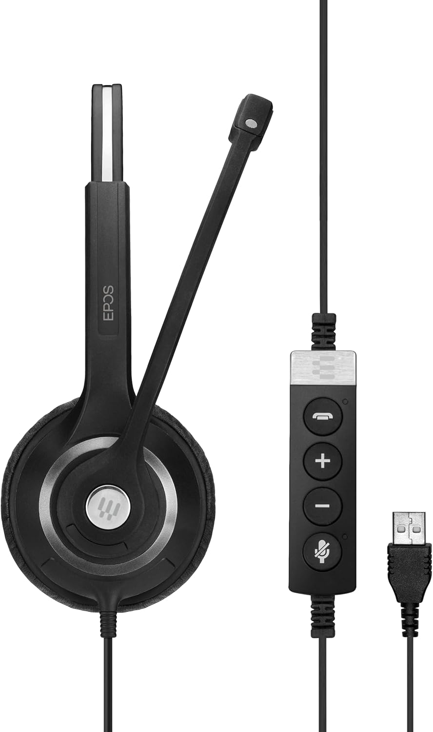 EPOS Sennheiser I Impact SC 230 USB MS II - Headset - On-Ear - kabelgebunden - USB - schwarz - Zerti