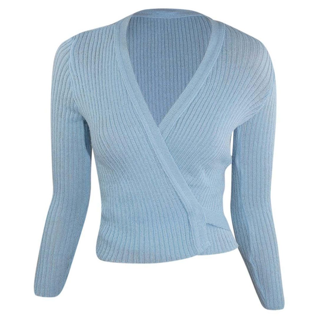 Intermezzo Mädchen Ballett Wickeljacke Langarm 6811 Jersey Elipor - Made in Spain 4 Himmelblau, 4 Hi