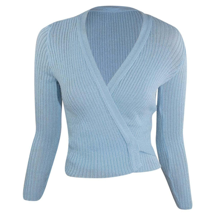 Intermezzo Mädchen Ballett Wickeljacke Langarm 6811 Jersey Elipor - Made in Spain 4 Himmelblau, 4 Hi