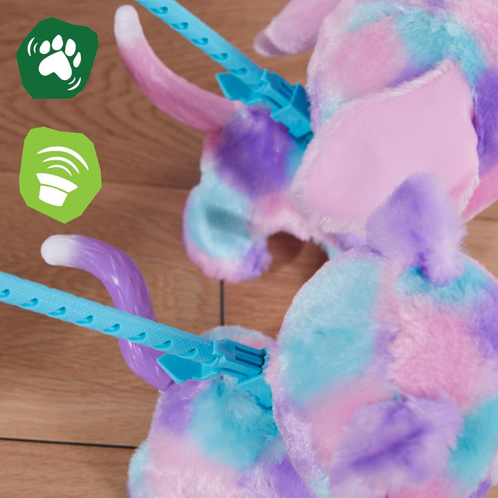 Hasbro furReal Walkalots Tierchenpaar Zucker &amp; Watte 2er-Pack, interaktives elektronisches Hündchen