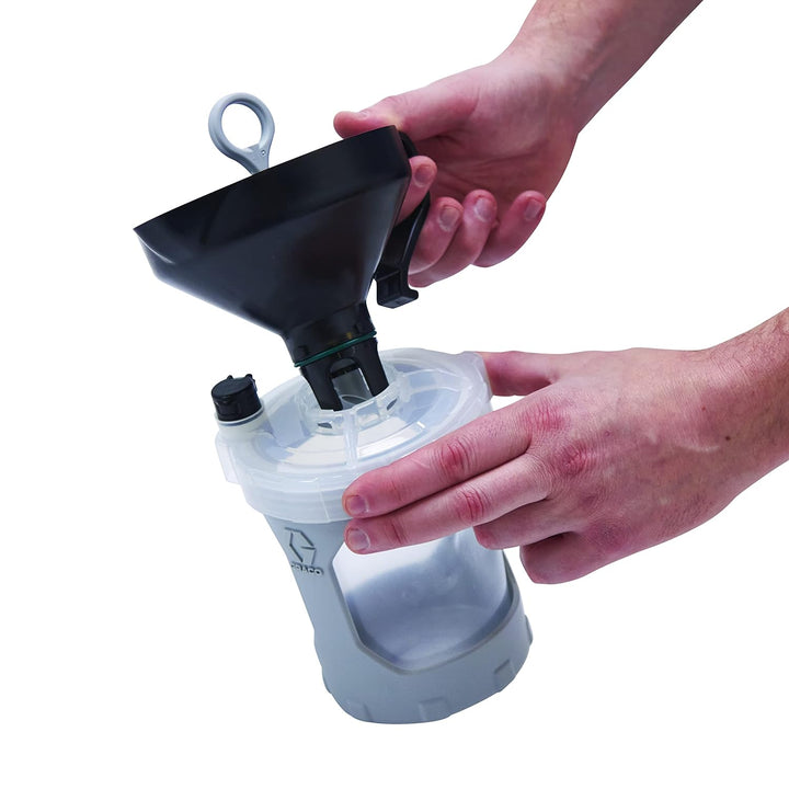 Graco 18B057 Trichter-Sieb-Satz – für tragbare Magnum-Farbspritzgeräte von Graco, Schwarz/Grau