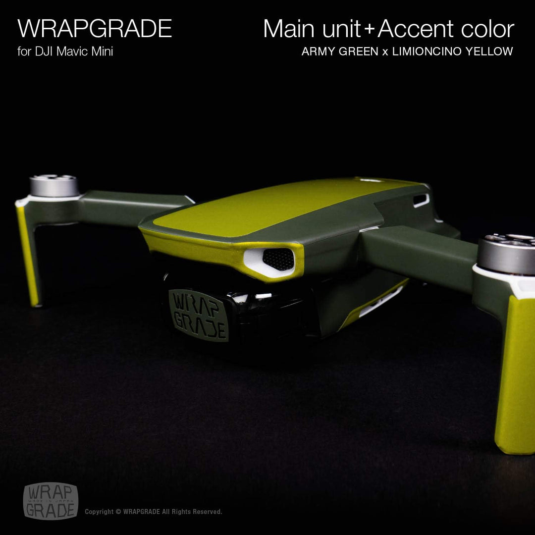 WRAPGRADE Skin kompatibel mit DJI Mavic Mini (Army Green), Army Green