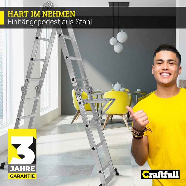 𝐂𝐑𝐀𝐅𝐓𝐅𝐔𝐋𝐋 Aluminium Ablagefläche für CF-104A | 𝟑 𝐉𝐀𝐇𝐑𝐄 𝐆𝐀𝐑𝐀𝐍𝐓𝐈𝐄 - 1-12/16/20 Sprossen - 353/450/576