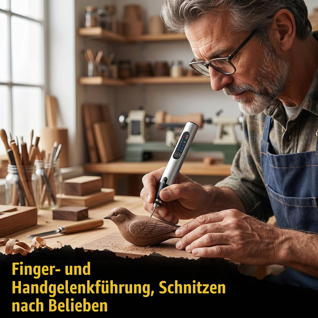 Gravierstift mit 37 Bits, kabelloses Gravurstift für alle materialien