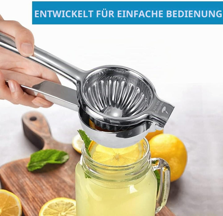 Zitronenpresse Limettenpresse Zitruspresse Edelstahl Zitruspresse Handpresse Entsafter Manuelle Zitr
