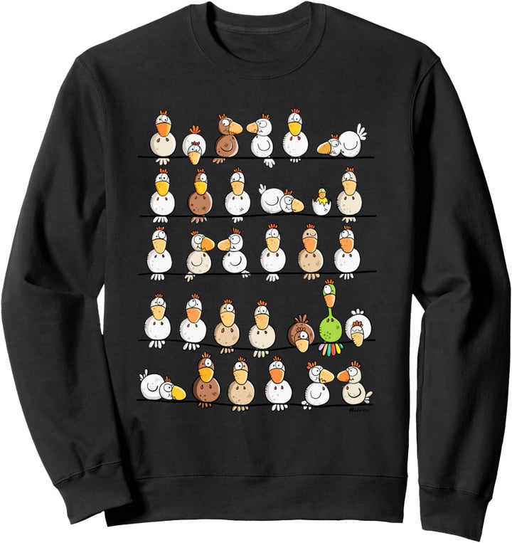 Lustige Hühner Farm I Geflügel Huhn Vogel Geschenk Fun Sweatshirt