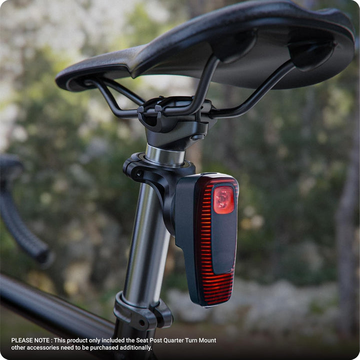 TUSITA Sattelstützen Quarter Turn Halterung - Kompatibel mit Wahoo TRACKR Radar - Passend für 27.2mm