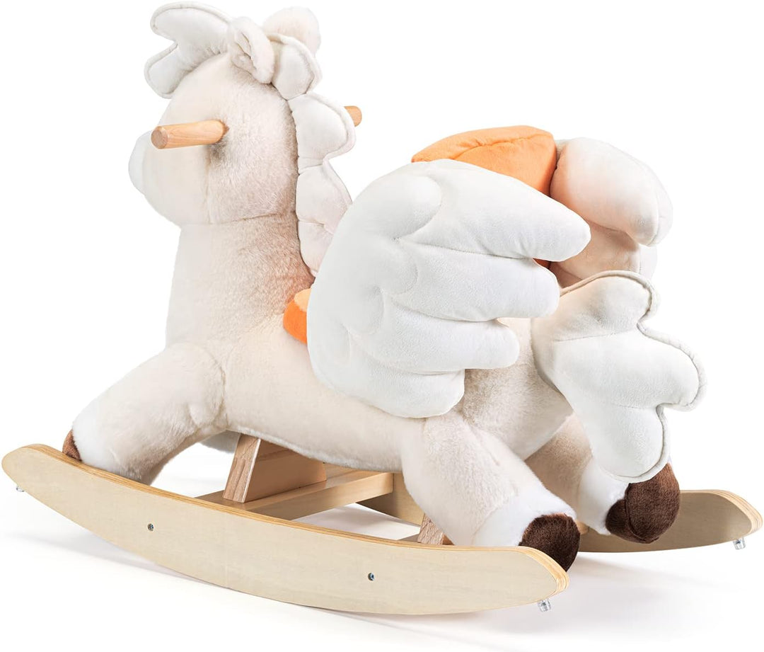 Baby Pegaso Rutschpferd | Plüsch-Schaukelspielzeug | Trudi | 33x53x72cm | XXL | Rocking Animals | Mo