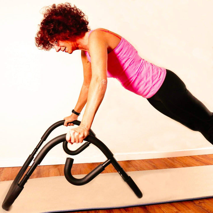 Best Sporting Bauchtrainer für Zuhause I Bauchmuskeltrainer Fitnessgerät mit integrierter gepolstert