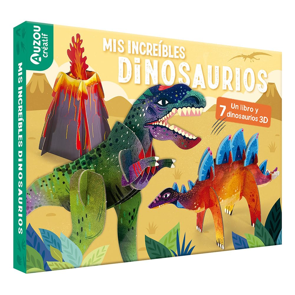 MIS INCREIBLES DINOSAURIOS. DINOSAURIOS PARA CONSTRUIR (MANUALIDADES CREATIVAS), Spielzeug
