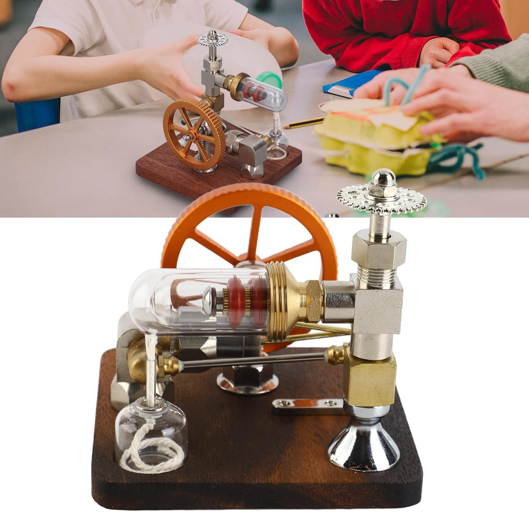 Stirling-Generator, Stirling-Motor mit einstellbarer Geschwindigkeit, einfach zu bedienen für mechan