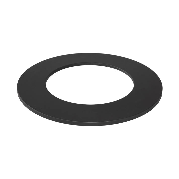 Abdeckrosette für Rauchrohr 130 mm Schwarze Dekorative Blende für Kamin Ofen und Abgassystem Metallr
