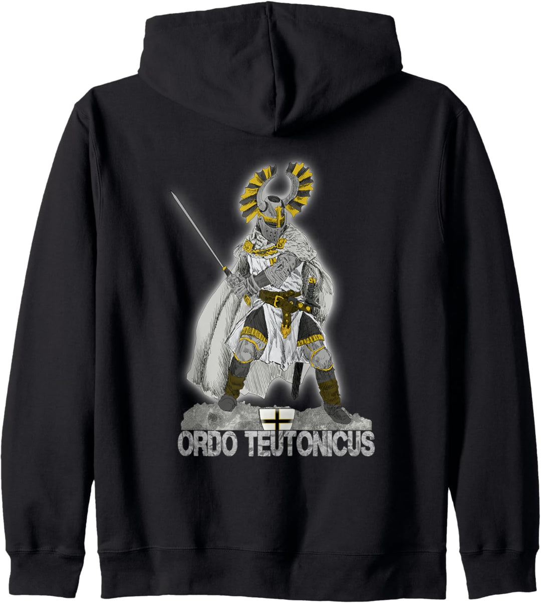 Ritter des Deutschen Ordens Kreuzritter Kapuzenjacke