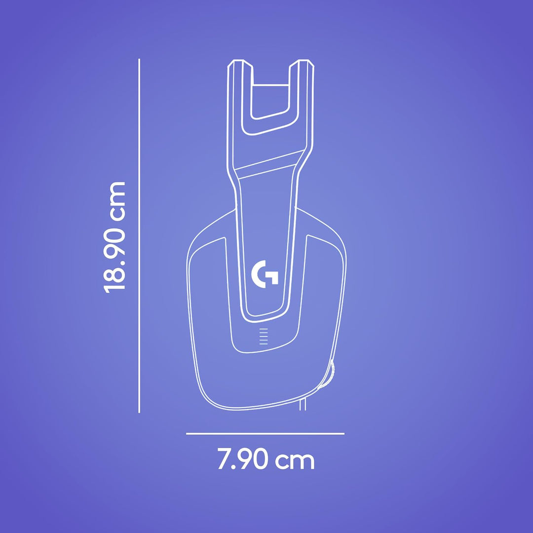 Logitech G335 Kabelgebundenes Gaming-Headset, Flip-to-Mute-Mikrofon, 3,5 mm Audioanschluss, Memory-S