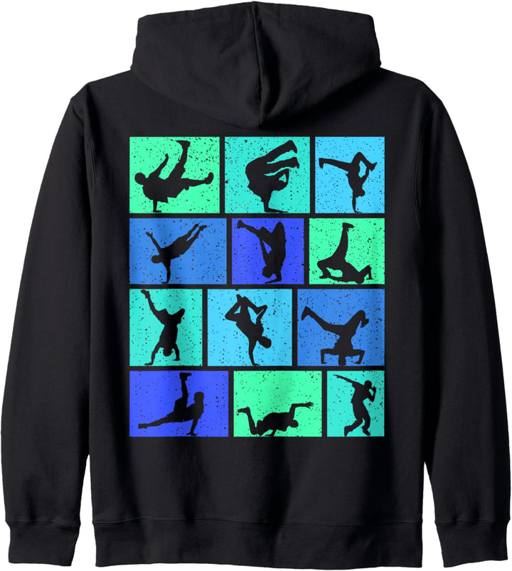 Breakdance Breakdancer Breakdancing Jungen Kinder Kapuzenjacke