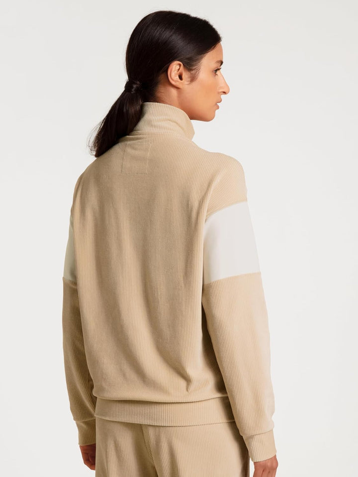 CALIDA Lounge Desert Jacke Damen 36-38 Irish Cream, 36-38 Irish Cream
